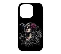 La Catrina Mysterious Beauty of the Dia de los Muertos Raven Case for iPhone 14 Pro