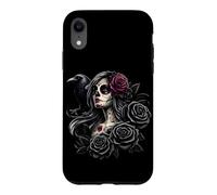 La Catrina Mysterious Beauty of the Dia de los Muertos Raven Case for iPhone XR
