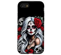La Catrina Mysterious Beauty of the Dia de los Muertos Rose Case for iPhone SE (2020) / 7/8