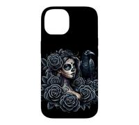 La Catrina Mysterious Beauty of the Dia de los Muertos Roses Case for iPhone 14