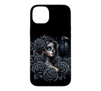 La Catrina Mysterious Beauty of the Dia de los Muertos Roses Case for iPhone 14 Plus