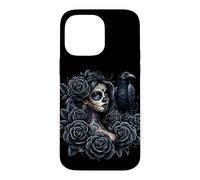 La Catrina Mysterious Beauty of the Dia de los Muertos Roses Case for iPhone 14 Pro Max