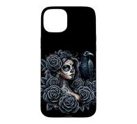 La Catrina Mysterious Beauty of the Dia de los Muertos Roses Case for iPhone 15 Plus