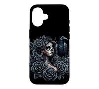 La Catrina Mysterious Beauty of the Dia de los Muertos Roses Case for iPhone 16
