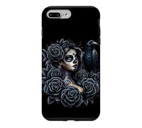La Catrina Mysterious Beauty of the Dia de los Muertos Roses Case for iPhone 7 Plus/8 Plus