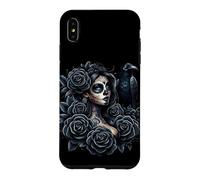 La Catrina Mysterious Beauty of the Dia de los Muertos Roses Case for iPhone XS Max