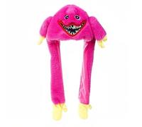 LA CELLULE Floppy Air Pumping Cartoon Ear LED Light Up Cap Plush Warm Hat with Moving Ears Christmas, Birthday Cosplay Dress up Party Gift Flap Hat