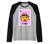 La Chola Lowrider Chicana Style Retro Chicano Culture Raglan Baseball Tee