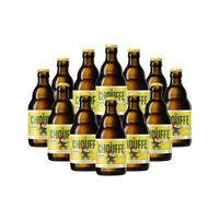 La Chouffe Belgian Blonde Ale - 12 x 330ml Bottles | 8.0% ABV | Brasserie d’Achouffe Premium Belgian Strong Golden Ale | Imported Belgian Beer Case