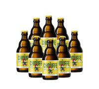 La Chouffe Belgian Blonde Ale - 8 x 330ml Bottles | Strong Belgian Blond Beer | Premium Imported Craft Ale | Fruity & Spiced | 8.0% ABV