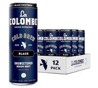 La Colombe Coffee Cold Brew Black Unsweetened 11oz Cans (12 Pack) Coffee House Quality Natural Sweetness Special Coffee Beans Ready to Drink Travel