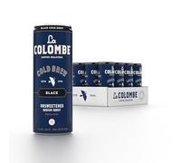 La Colombe Coffee Cold Brew Black Unsweetened 11oz Cans (12 Pack) Coffee House Quality Natural Sweetness Special Coffee Beans Ready to Drink Travel
