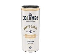 La Colombe Vanilla Draft Latte - 100% Arabica Single Origin Brazilian Cold Brew Coffee with Lactose Free Foam Milk, Premium Coffee on the Go 115mg Natural Caffeine
