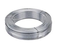 LA CORDELINE Galvanised Steel Tension Wire 2.7 mm x 100 m - for Garden, Fence