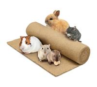 La Cordeline Natural Hemp Litter Mat 40 x 100 cm Premium Quality - Cage Base for Rodents, Rabbits, Hamsters..