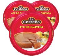 La Costena Guayaba Paste 240g (Pack 3) / Mexican Guava Paste Traditional Sweet Desert from Mexico, Canned Guava Paste