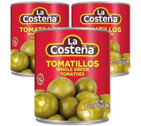 La Costena Tomatillos 794g (Pack 3) / Mexican Whole Tomatillos, Tinned Spanish Green Tomatoes in Large Can