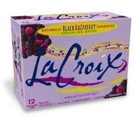 La Croix Naturally Essenced | 0 Calorie | 0 Sweetener | 0 Sodium | Black Razzberry Sparkling Water 355ml (Pack of 12)