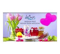 La Croix Naturally Essenced | 0 Calorie | 0 Sweetener | 0 Sodium | Passionfruit Sparkling Water 355ml (Pack of 24)