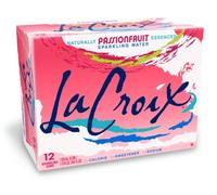 La Croix Naturally Essenced | 0 Calorie | 0 Sweetener | 0 Sodium | Passionfruit Sparkling Water 355ml (Pack of 12)