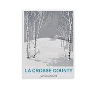 La Crosse County Wisconsin，Jigsaw Puzzle for Adults 1000 Piece for Kids Age 12 Years Up Wooden Puzzles Educational Game（75x50cm）-HH41