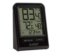 La Crosse Technology 308-1409BT-CBP Wireless Temperature & Humidity Station with Time, Black