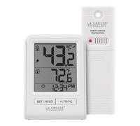 La Crosse Technology 308-1409WNH-CBP Battery Operated Wireless Digital Thermometer - White