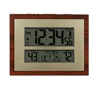 La Crosse Technology 513-23137-INT Atomic Digital Clock with Moon Phase & Calendar