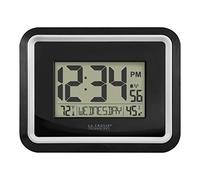 La Crosse Technology BBB84022 Atomic Digital Wall Clock with in Temp & Humidity