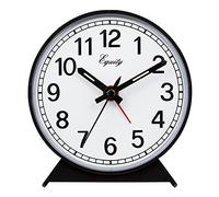 La Crosse Technology Black Analog Wind-Up Alarm Clock