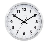 La Crosse Technology La Crosse 10 in Silver Metal Analog Wall Clock with White Dial, Pack of 1