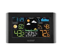La Crosse Technology S77925-INT Wireless Color Weather Station, Black
