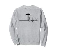La cruz representa la victoria de Cristo sobre la muerte Sweatshirt