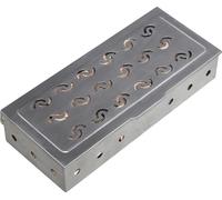 La Cuisine Smoker Box for Charcoal & Gas Grill Stainless Steel - BBQ Wood Chip Smoker Box, Enhance Grilling Flavors for BBQ, 23x10x4.5cm