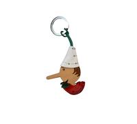 La Cuoieria Pinocchio Keyring, beige, One size