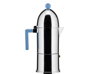 La Cupola 9095/6AZFM Espresso Maker Light Blue Alessi