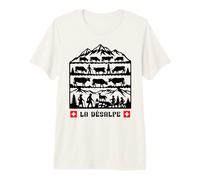 La Désalpe Swiss Alpine Cow Descent Premium T-Shirt