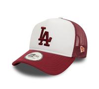 LA Dodgers Cap Trucker Adjustable Mens World Series New Era Red White