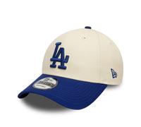 LA Dodgers Colour Block Cream 9FORTY Adjustable New Era Cap