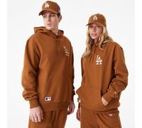 (XL) New Era Mens League Essential Crew Neck OS Hoody ~ LA Dodgers brown