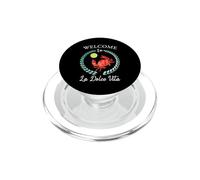 La Dolce Vita Crab Lemon Italy Coastal Summer Retro Graphic PopSockets PopGrip for MagSafe