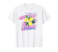 La Dolce Vita Il Limon Limoncello Amalfi Coast Citrus Design T-Shirt