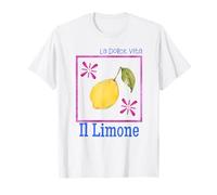 La Dolce Vita Il Limone Tee Italian Lemon Retro Summer Vibes T-Shirt