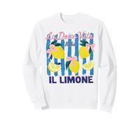 La Dolce Vita Italia Il Limone Vintage Lemon Summer Women Sweatshirt