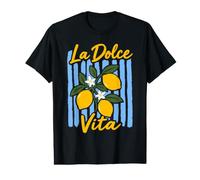 La Dolce Vita Italian Lemon Mediterranean Summer Italy Art Value Graphic T-Shirt