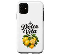 La Dolce Vita Italian Quote Lemons Summer Vibe Case for iPhone 11