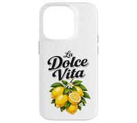 La Dolce Vita Italian Quote Lemons Summer Vibe Case for iPhone 14 Pro