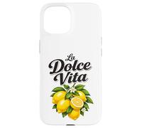 La Dolce Vita Italian Quote Lemons Summer Vibe Case for iPhone 15