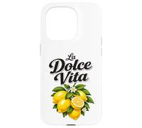 La Dolce Vita Italian Quote Lemons Summer Vibe Case for iPhone 15 Pro