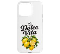 La Dolce Vita Italian Quote Lemons Summer Vibe Case for iPhone 15 Pro Max